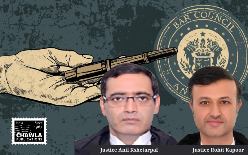 Advocates Cannot Seek Financial Assistance from Bar Council as a Matter of Right
