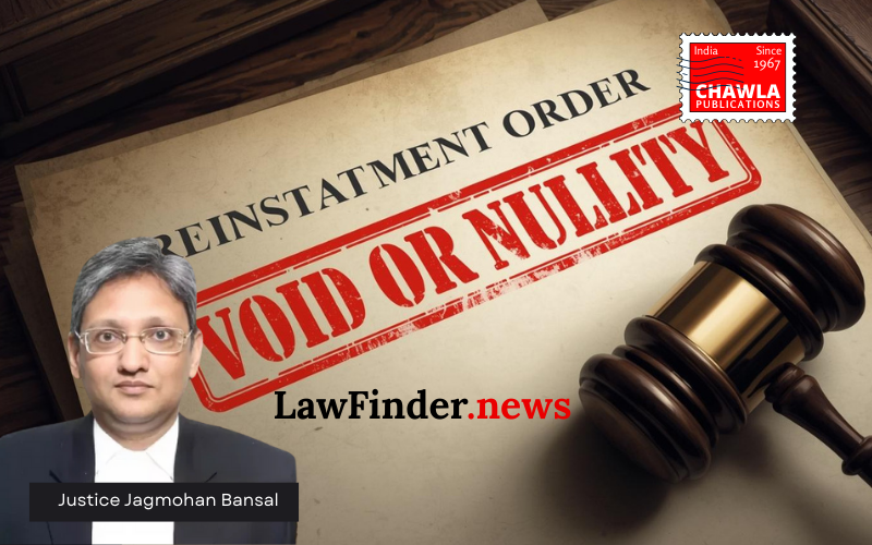 Police Constable Dismissed From Service But Reinstated Through Mercy Petition - Reinstatement Order Is Void Or Nullity In The Eye Of Law