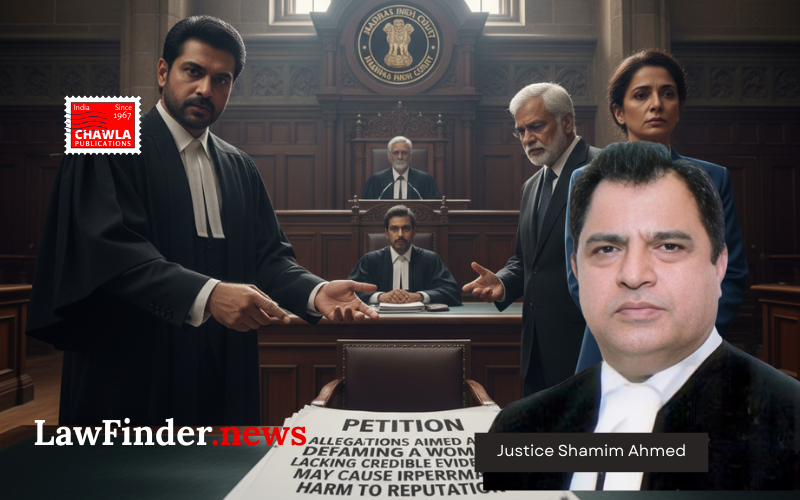 Allegations in a petition aimed at defaming a woman, without credible evidence may cause irreparable harm to the reputation