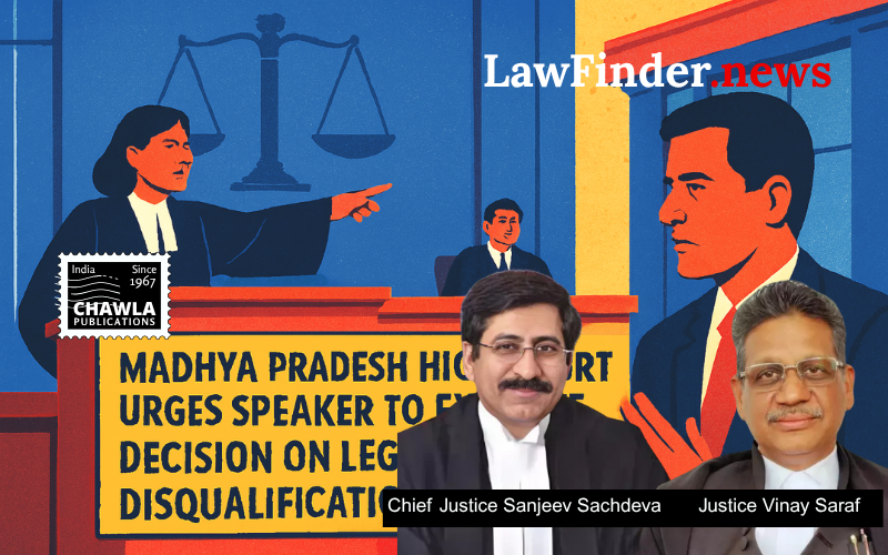 Madhya Pradesh High Court Urges Speaker to Expedite Decision on Legislator's Disqualification