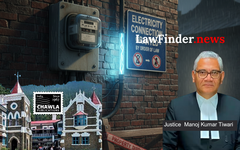 Electricity connection can not be denied even when there was a property dispute pending