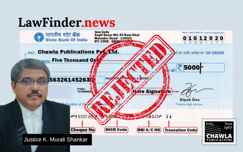 Madras High Court Upholds Acquittal in Cheque Bounce Case Linked to Job Fraud