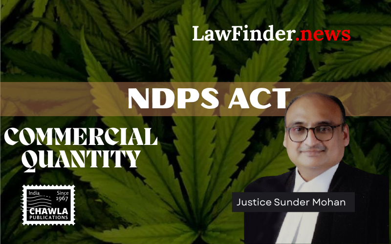 NDPS Act - Commercial quantity - Accused entitled to statutory bail upon expiry of 180 days