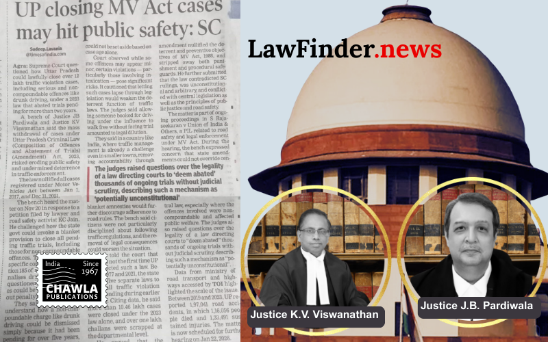 Driving under intoxication is non-compoundable offence - Abatement of trials undermines deterrence and public safety.