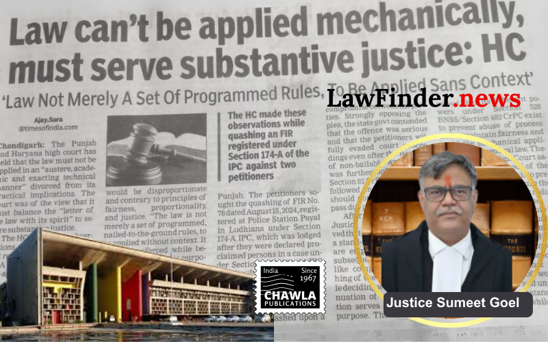 Punjab and Haryana High Court Quashes FIR Against Proclaimed Offenders