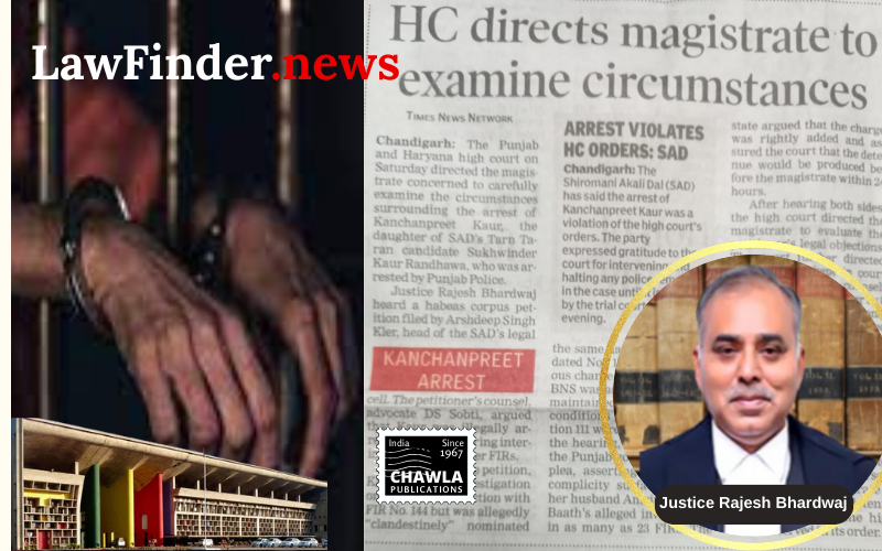 Punjab and Haryana High Court Intervenes in Alleged Illegal Detention Case