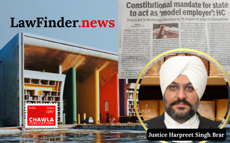 Punjab and Haryana High Court Awards Rs. 5 Lakh Compensation to Retrenched Employee
