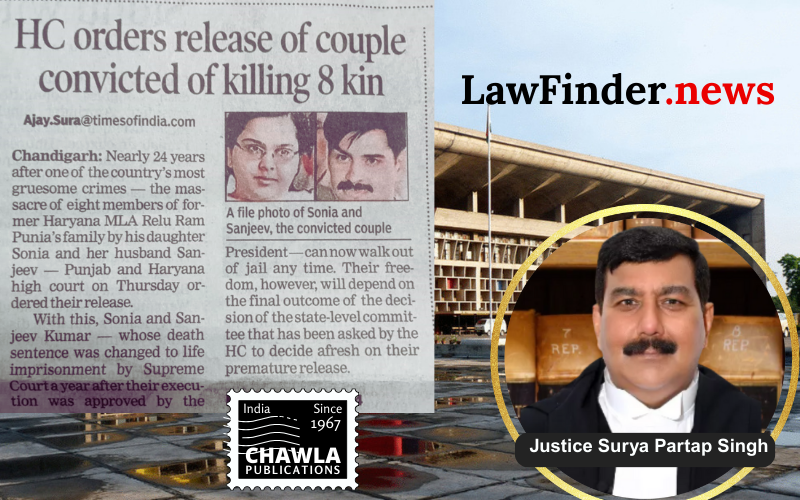 Punjab and Haryana High Court Orders Re-evaluation of Premature Release for Life Convict Sonia
