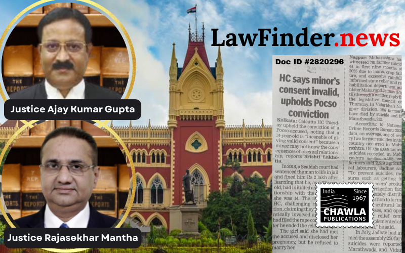 Calcutta High Court Upholds Life Sentence in POCSO Case