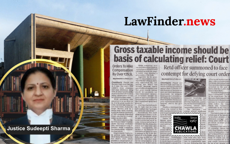 Punjab and Haryana High Court Enhances Compensation in Motor Accident Case