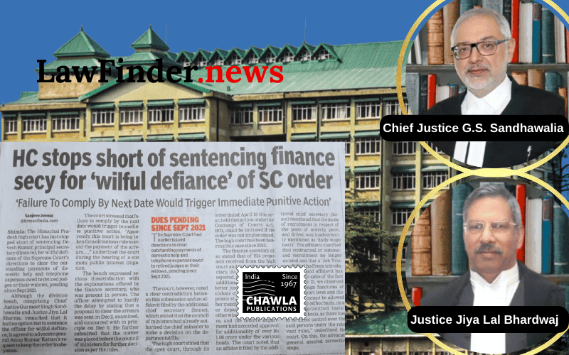 Himachal Pradesh High Court Cracks Down on Non-Compliance in Judicial Administration