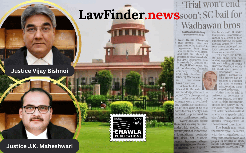 SC grants bail to Kapil and Dheeraj Wadhawan in bank loan scam case