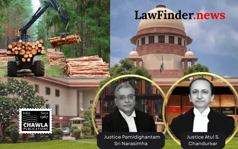 Land exchanged with forest land no longer private property merges with the "forest" : Cutting or moving trees requires compliance with "forest"