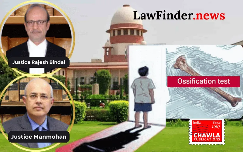 Benefit of juvenility can be granted based on age determined by ossification test