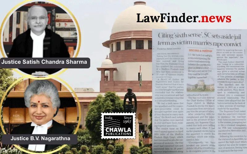 SC quashes conviction in rape case, says it had 'sixth sense' that parties can be brought together