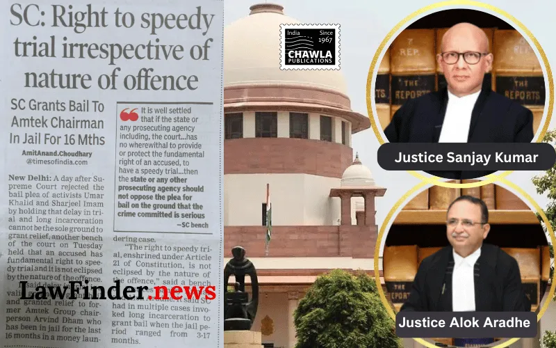 Prolonged pretrial incarceration has effect of converting detention into punishment: SC