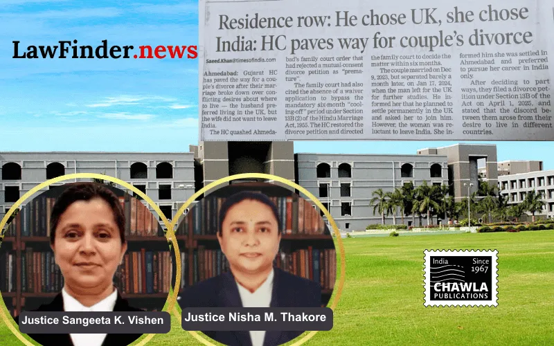 Gujarat High Court Allows Waiver of Cooling-Off Period in Mutual Divorce