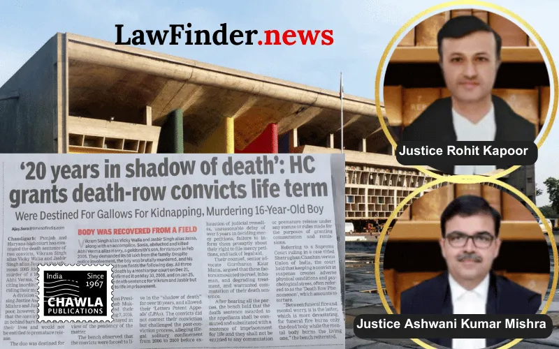 Punjab and Haryana High Court Commutes Death Sentence to Life Imprisonment