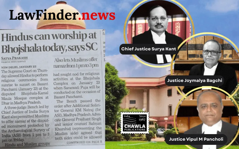 Supreme Court Mandates Shared Access to Bhojshala Saraswati Temple for Hindu and Muslim Communities