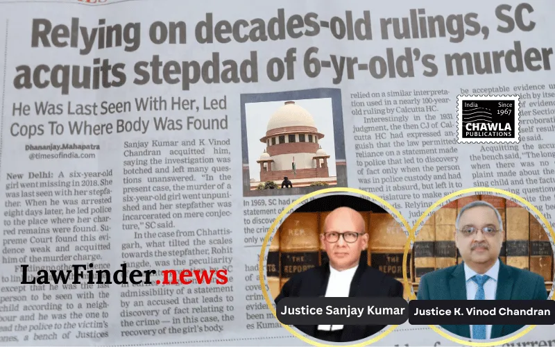 SC acquits man in stepdaughter's murder case, slams botched probe, lack of evidence