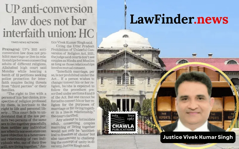 Allahabad High Court Upholds Right to Interfaith Live-In Relationships