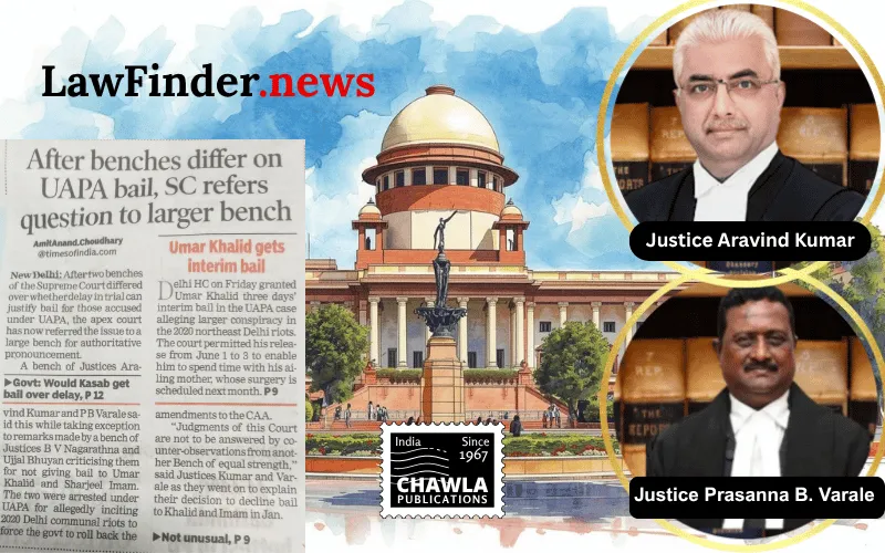Prolonged incarceration and delay in trial under UAPA can be considered for bail despite statutory restrictions