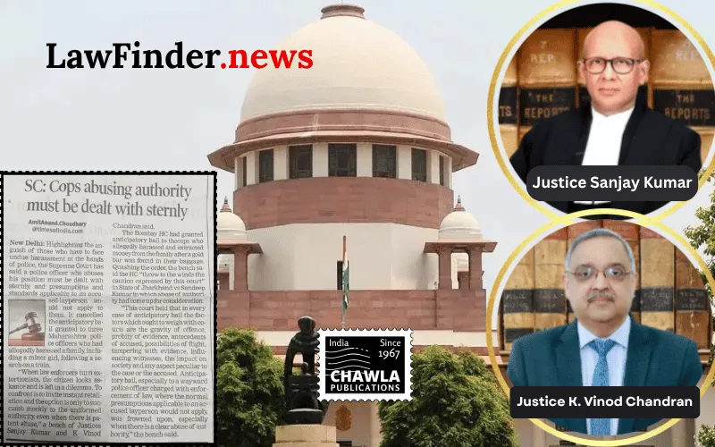Supreme Court Quashes Anticipatory Bail for Police Officers Accused of Extortion